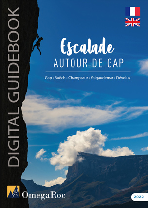 The digital climbing guidebook of the crags around Gap - sport routes and multi-pitch