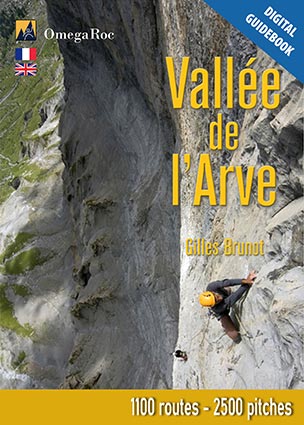 Climbing guidebook of the Arve valley near Chamonix-Mont Blanc. It presents both sport crags and multi-pitch routes