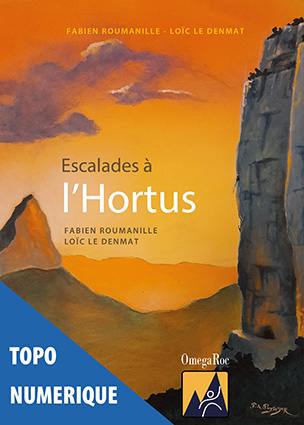 topo d'escalade à l'Hortus dans la région de Montpellier