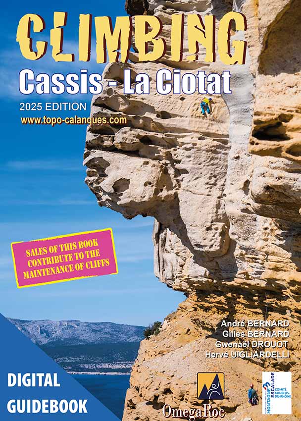 The comprehensive climbing guidebook for the Cassis La Ciotat area - including Cap Canaille.