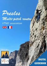 the digital guidebook of the multi-pitch climbing routes at Presles